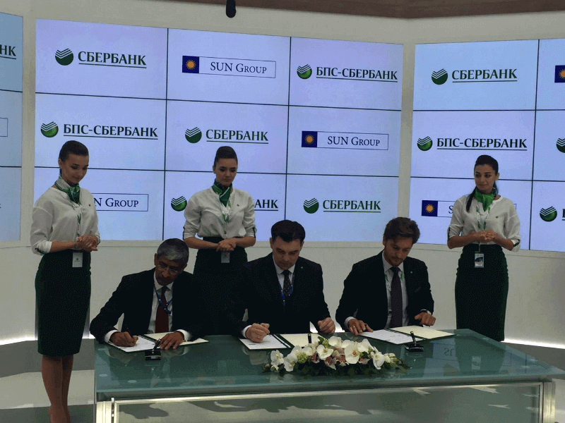 Инвестгруппа SUN Group будет сотрудничать со Сбербанком в Индии