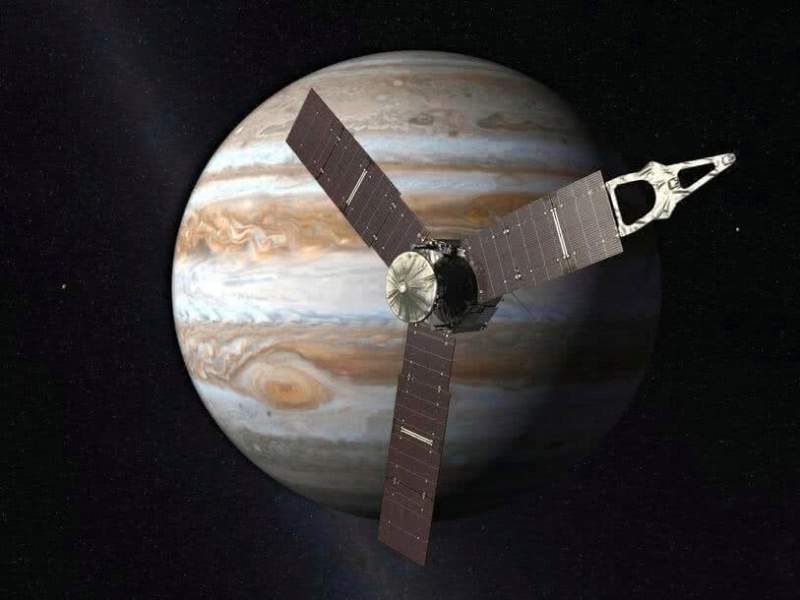 Зонд Juno приблизился к Юпитеру