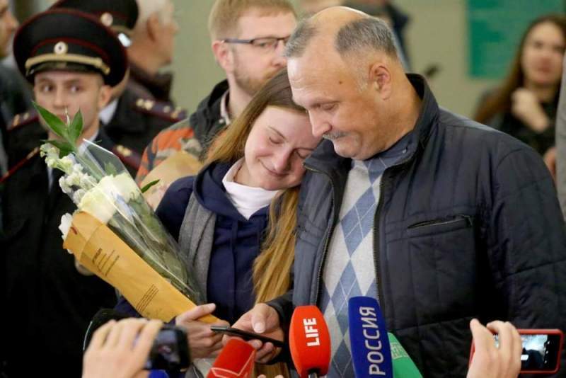 Осужденная в США Мария Бутина вернулась домой, в Россию