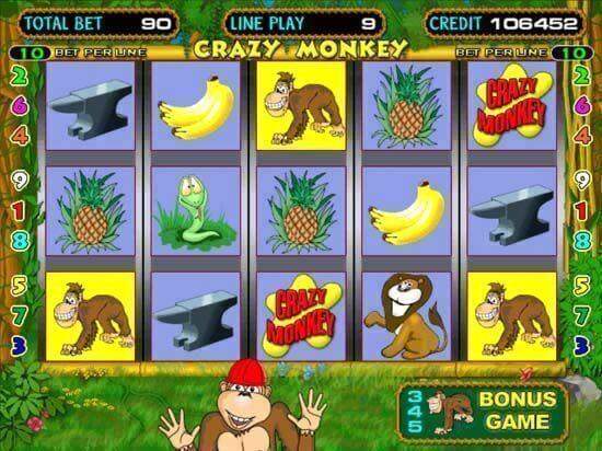 Один из самых прибыльных игровых автоматов - Crazy Monkey