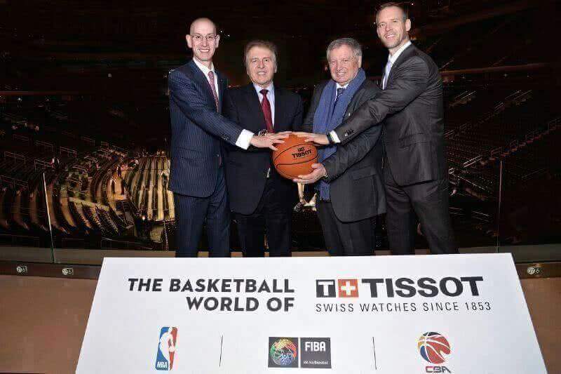 Tissot является первым официальным хронометристом FIBA, НБА и CBA