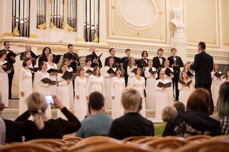 Петербуржцы смогли бесплатно посетить Капеллу в рамках студенческого хорового фестиваля