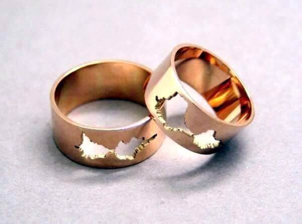 Оригинальные обручальные кольца на заказ в Москве выполнит для вас компания «Ювелирная коллекция»