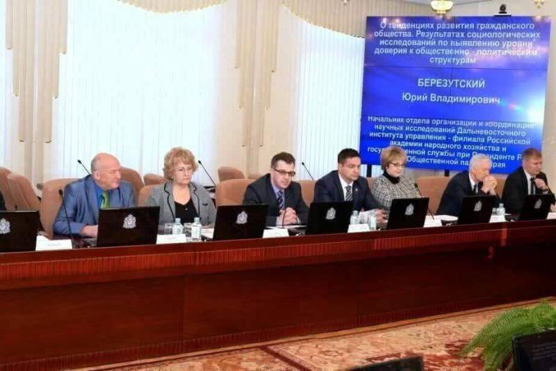 В Правительстве Хабаровского края состоялось заседание совета политических партий 