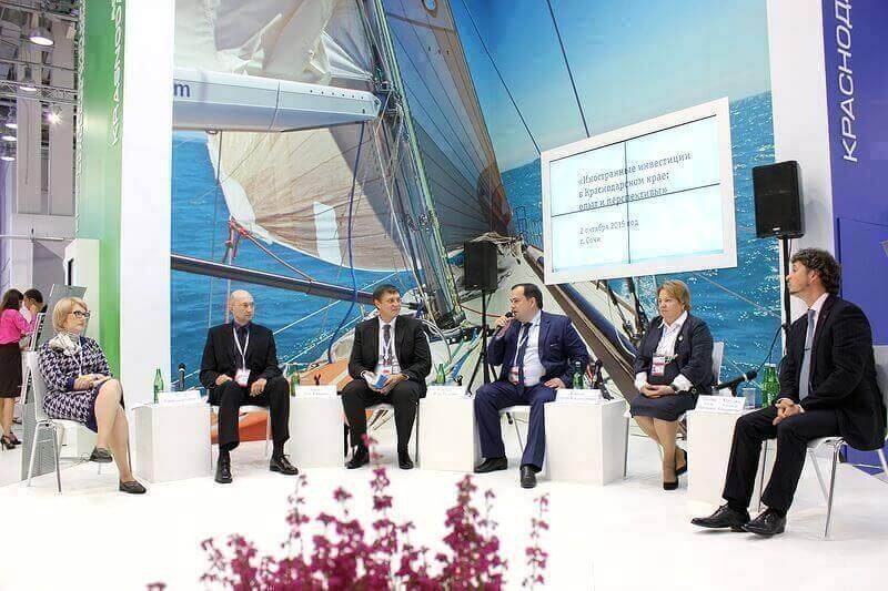 Как привлечь новые иностранные инвестиции в регионы обсудили на стенде Кубани в рамках МИФ «Сочи-2015»