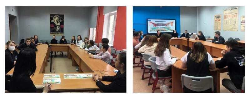 В московской школе прошла встреча учеников с оператором питания