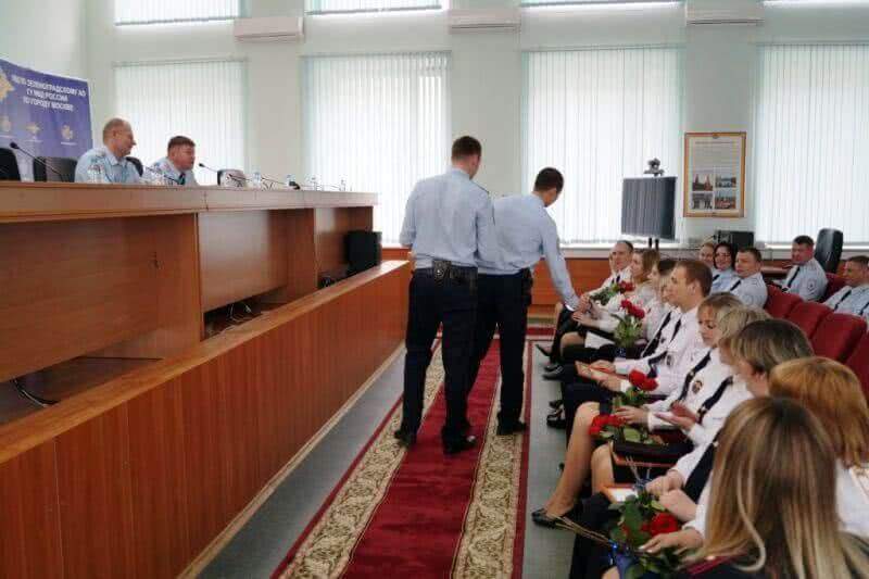 В УВД Зеленограда чествовали сотрудников подразделения по делам несовершеннолетних