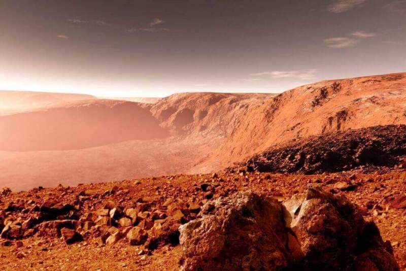 Вода на Марсе могла появиться благодаря вулканам