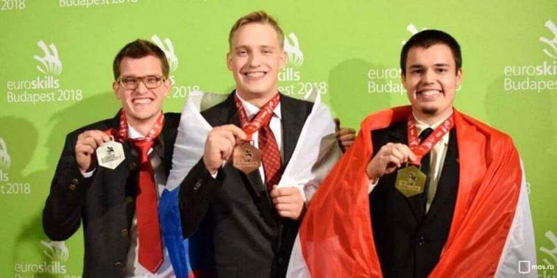 За выигрыш медалей на «EuroSkills 2018» школьники Москвы получат денежные призы