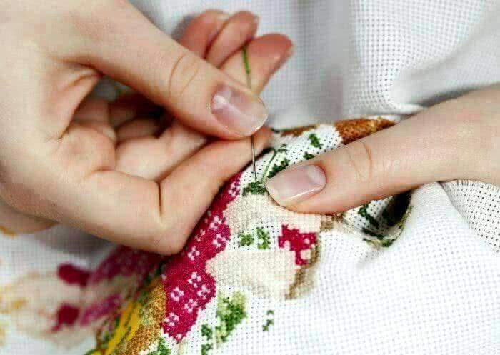 Вышиваем крестиком - подбор нитей, иголок, ткани