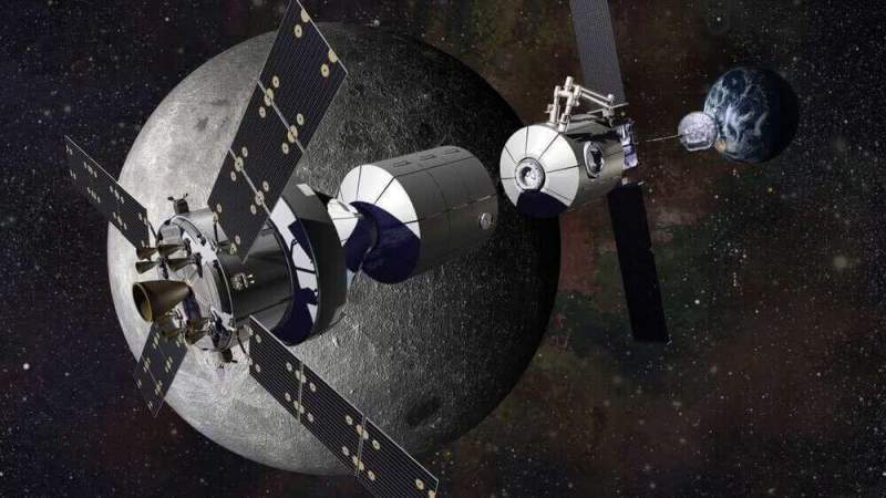 Россия рассматривает возможность постройки окололунной станции на орбите спутника