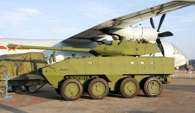 Китайцы показали свой вариант колесного танка