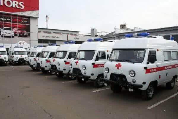 В Тамбовскую область поступила очередная партия автомобилей скорой  помощи