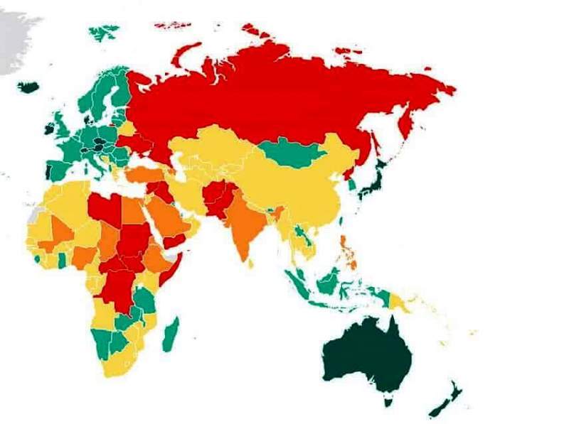 Обнародован «Глобальный индекс миролюбия»
