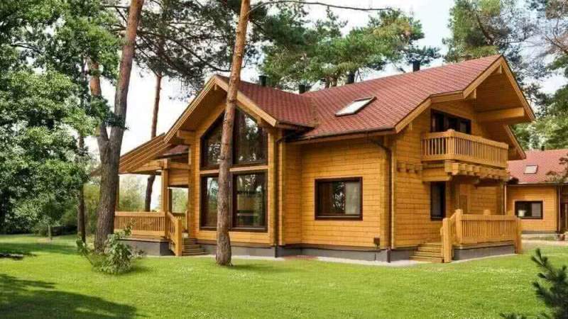 Современные деревянные дома и их строительство