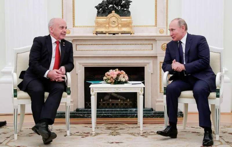 Владимир Путин напомнил Ули Мауреру о давних отношениях между Россией и Швейцарией