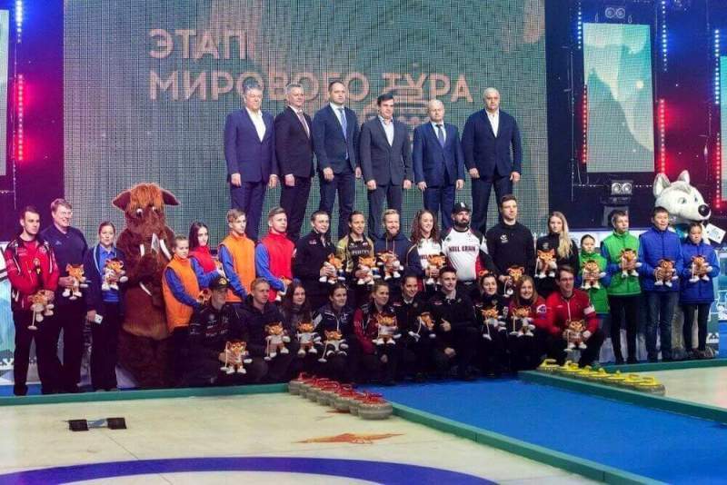 В столице Таймыра состоялось торжественное открытие Международного турнира по керлингу среди смешанных пар «Arctic Curling Cup’18»