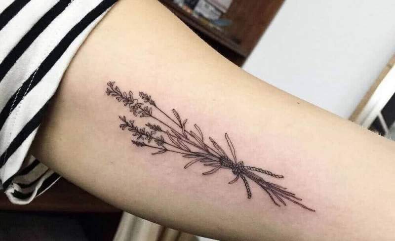 Что означает тату с изображением лаванды