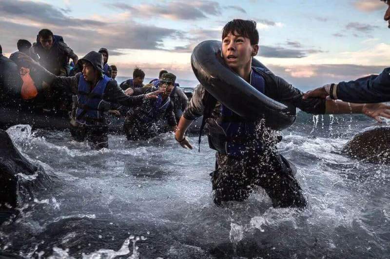 Мигранты бунтуют на острове Лесбос