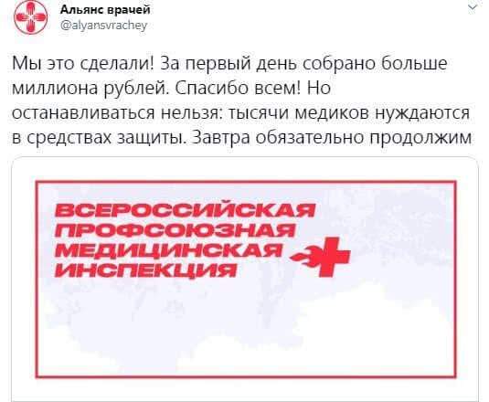  «Альянс врачей» пошел по стопам ФБК: Васильева собирает донаты для себя любимой