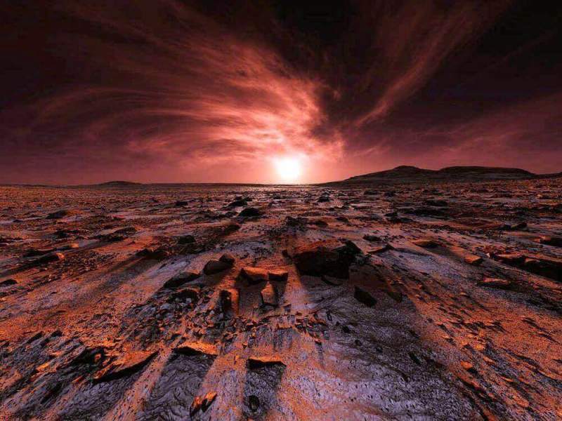 Зонду НАСА удалось запечатлеть следы растаявшего сухого льда на Марсе