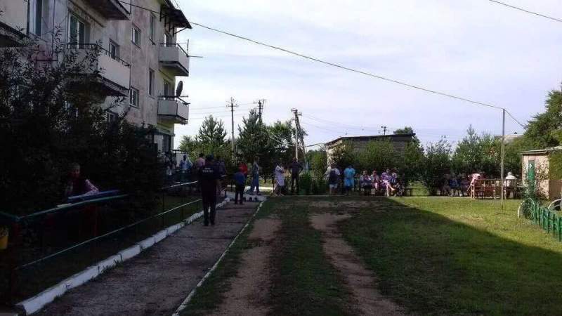 Тушение условного пожара и проведение спасательных работ в КГБУСО «Хорольский  дом-интернат для престарелых и инвалидов»
