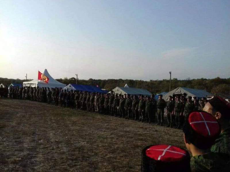 Военно - полевой сбор Черноморского казачьего округа 2017 года
