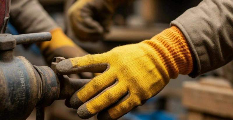 Перчатки для работы с упаковкой, клеями и красками