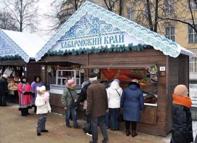 Продукция из Хабаровского края пользуется большим спросом на X Санкт-Петербургской Рождественской ярмарке