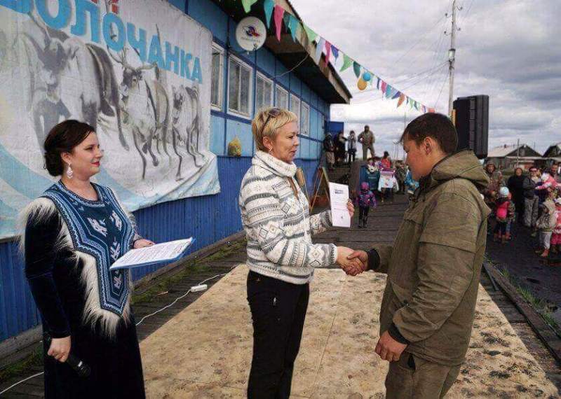 Таймырские поселки Волочанка и Усть-Авам приняли эстафету празднования Дня рыбака