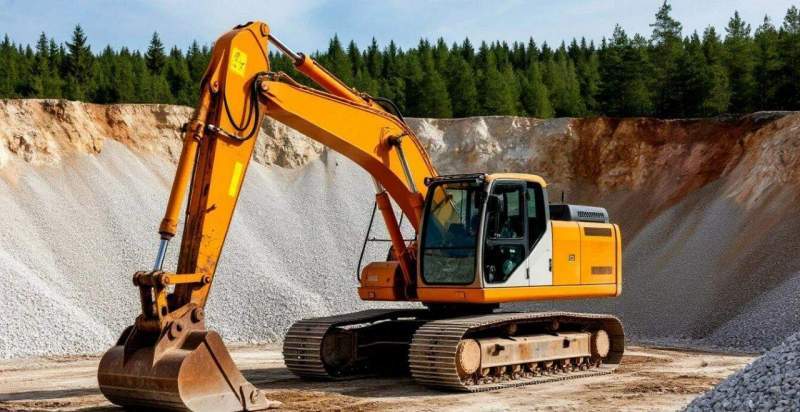 Карьерный экскаватор
