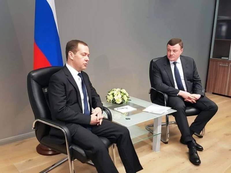 Губернатор Александр Никитин рассказал Премьер-министру Дмитрию Медведеву о проекте благоустройства дворов 