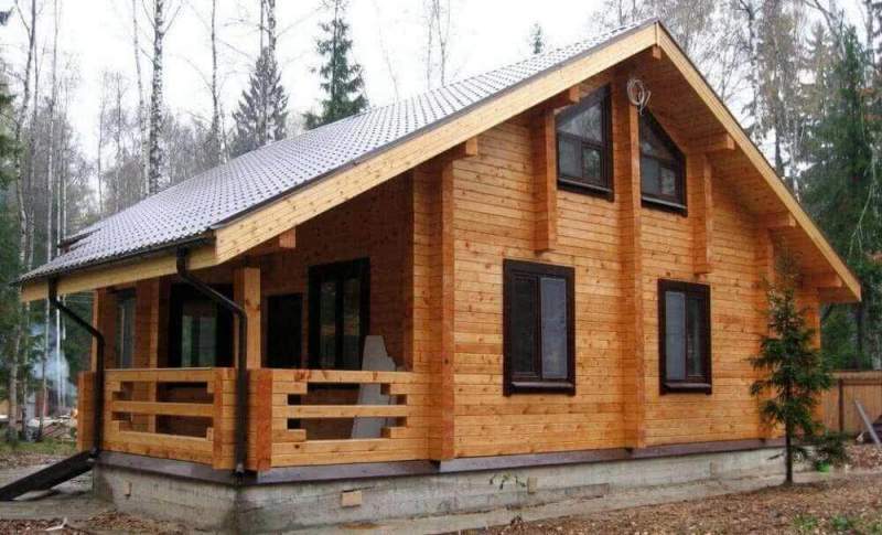 Технология строительства дома из профилированного бруса с утеплением