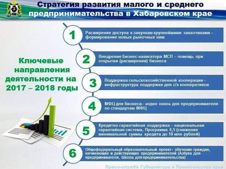 Поддержка малого и среднего бизнеса в Хабаровском крае