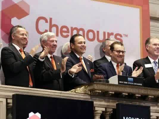 Chemours Company становится независимой котируемой компанией 