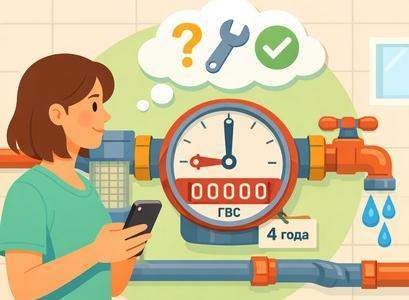 Перестал крутить счетчик горячей воды — что делать?