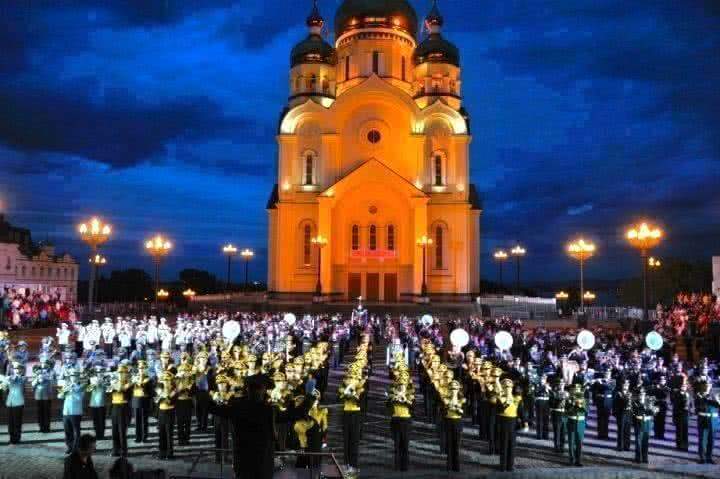 В международном военно-музыкальном фестивале «Амурские волны» примут участие 14 духовых оркестров