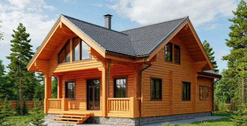 Дома из клееного бруса - плюсы и минусы, этапы
