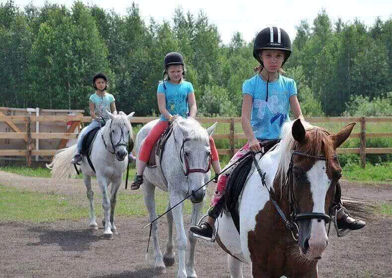 В лагере Научно-образовтаельного центра школы №12 г. Челябинска началась конно-биологическая смена