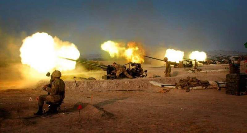 Американские базы были накрыты огнем турецкими войсками в Сирии