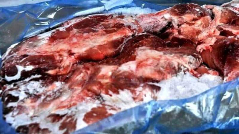 152 тонны мяса возвращено на территорию Украины