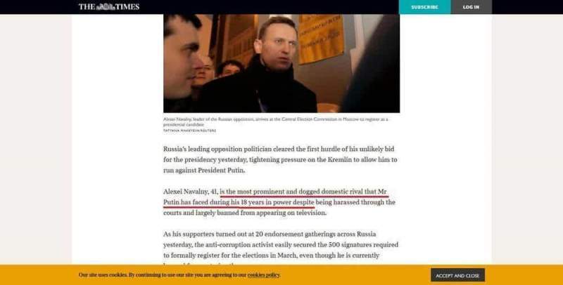 Шеф, все пропало! Клиента снимают! -  зарубежные СМИ о недопуске Навального к выборам