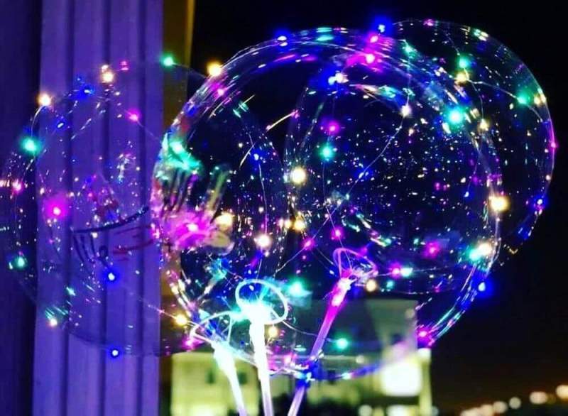 Воздушные шары со светодиодной подсветкой