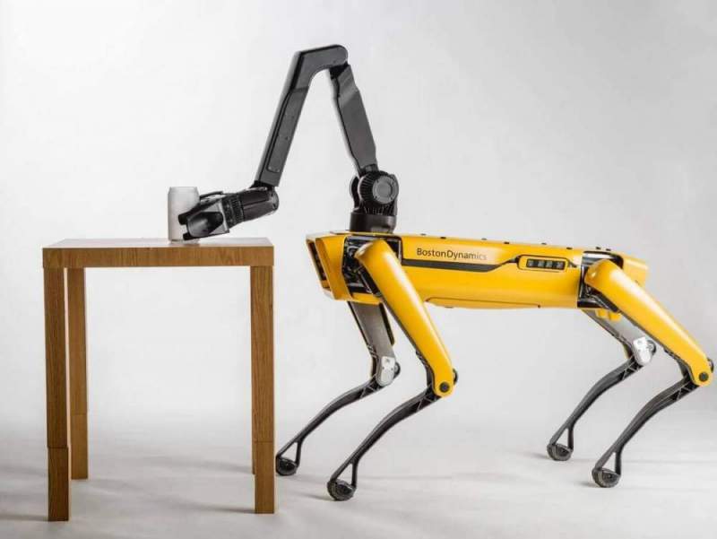 Boston Dynamics планирует выпускать робота Spot c роботизированной рукой для бытового использования