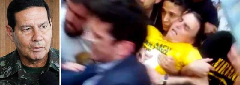 Жаир Болсонару получил несмертельное ранение во время митинга