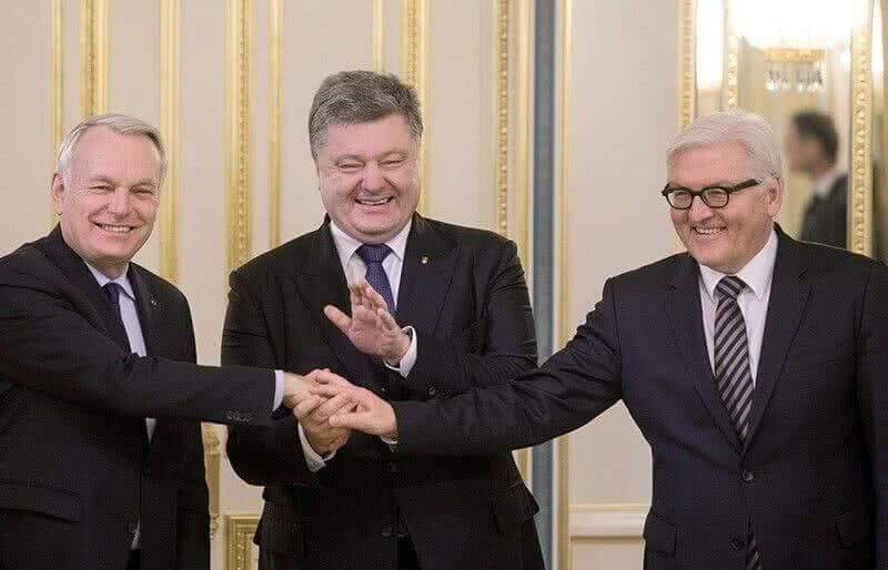 Украинский президент организовал встречу с главами французского и немецкого МИД