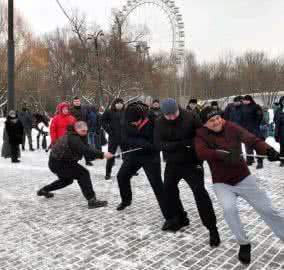 Общественники приняли участие в зимнем спортивном празднике на территории Восточного округа