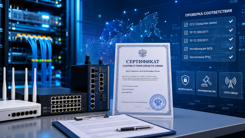 Сертификация средств связи: сертификат ССС и декларация Минцифры