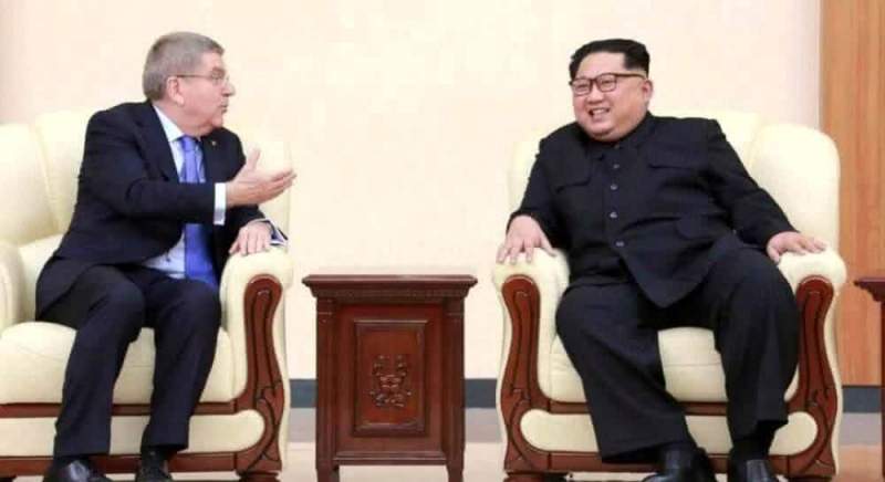 Ким Чен Ын встретился с главой МОК Томасом Бахом