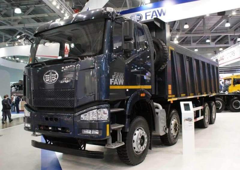 Самосвал FAW J6 с колёсной формулой 8х4 – надёжная техника для перевозки грузов